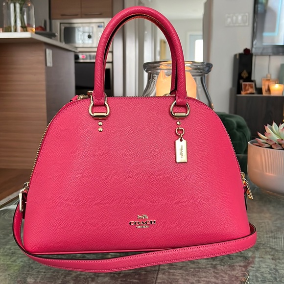 Coach Handbags - Katy satchel Coach pink purse